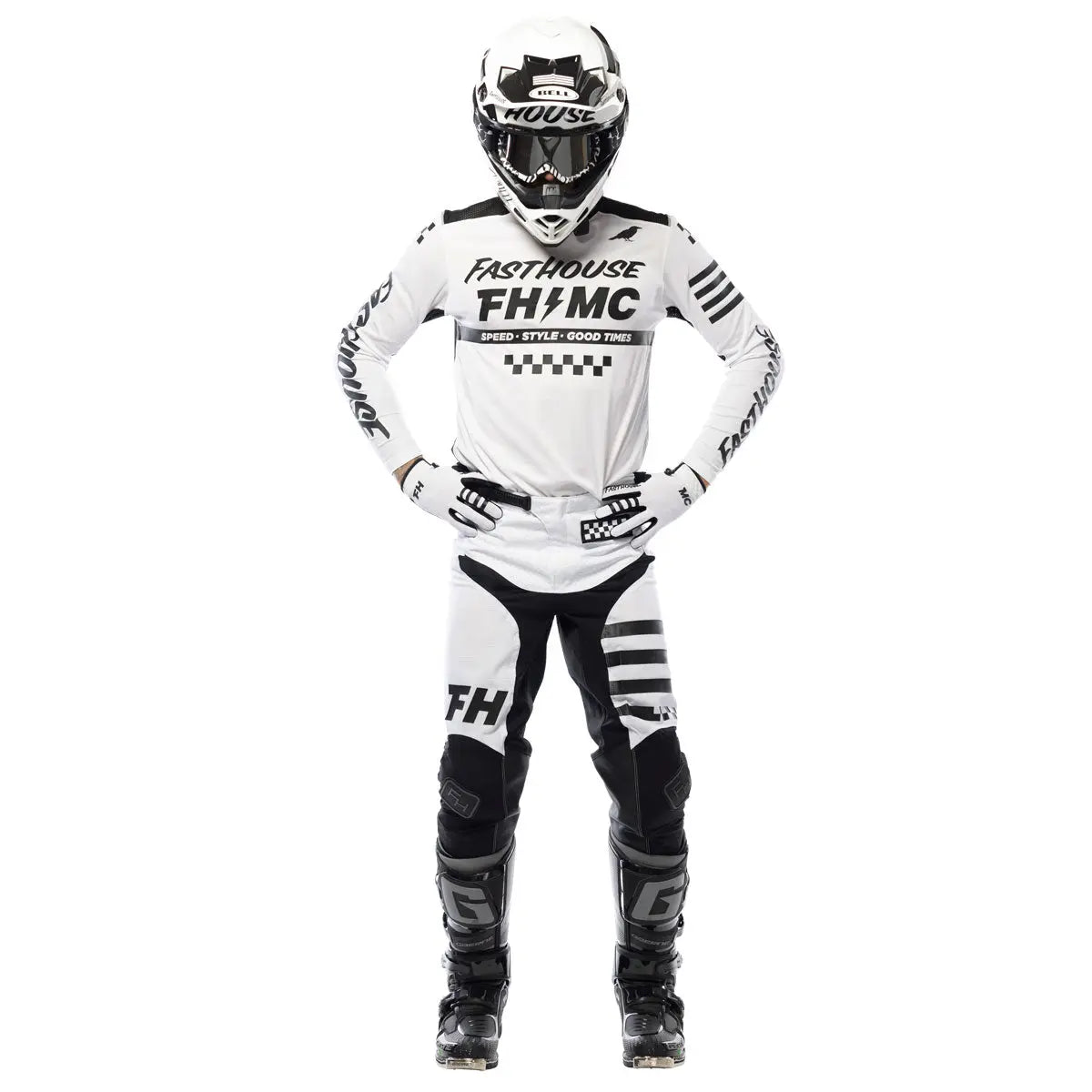 A/C Elrod Jersey - White - Fasthouse
