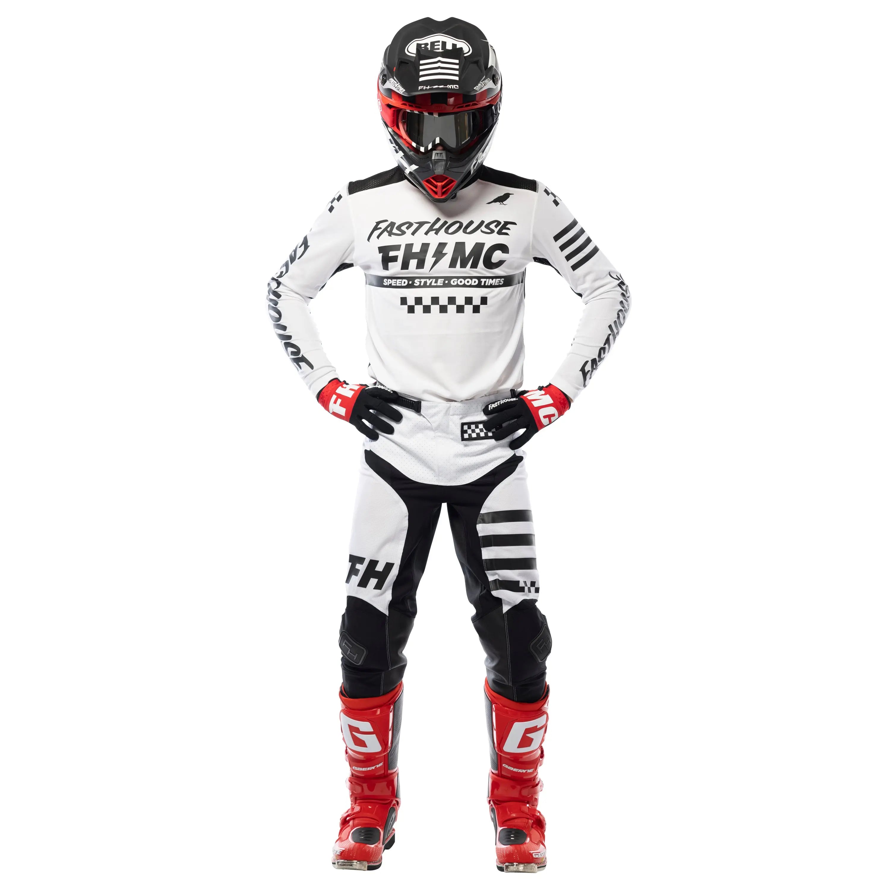 A/C Elrod Jersey - White - Fasthouse
