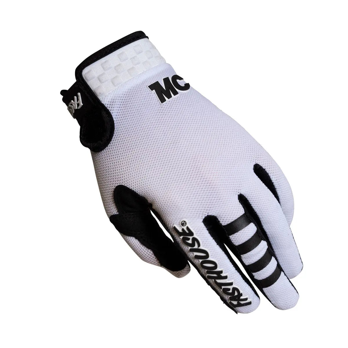 A/C Elrod Air Youth Glove - White - Fasthouse