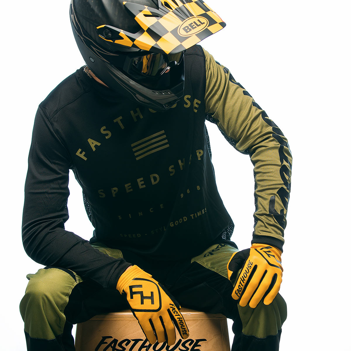 Fasthouse - Fastline Speed Shop MTB Jersey - Olive
