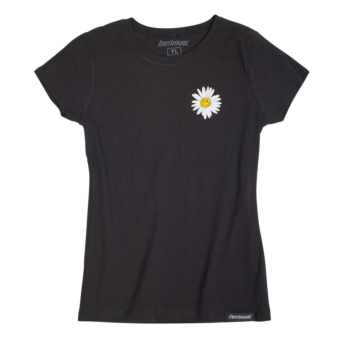 All Smiles Girl's Tee - Black