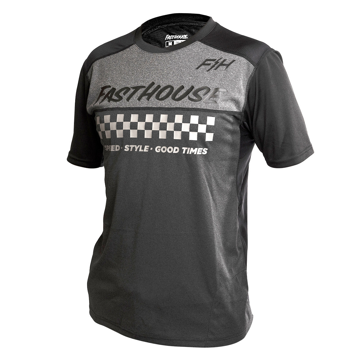Alloy Mesa Short Sleeve Jersey - Heather Charcoal/Black