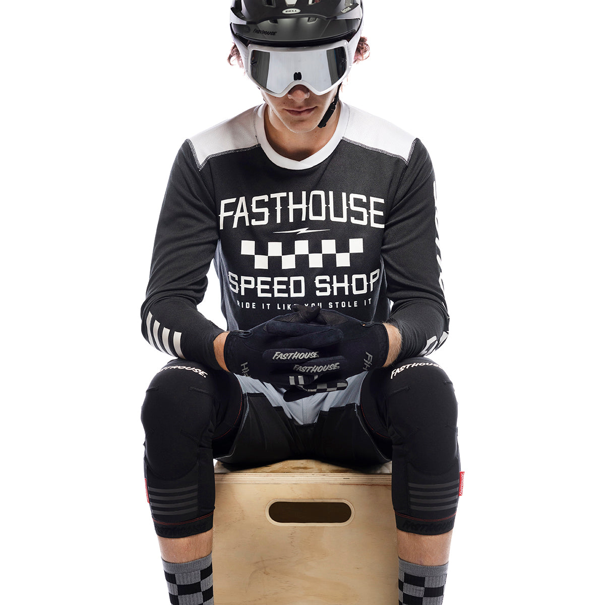 Alloy Roam LS Jersey - Heather Black Fasthouse