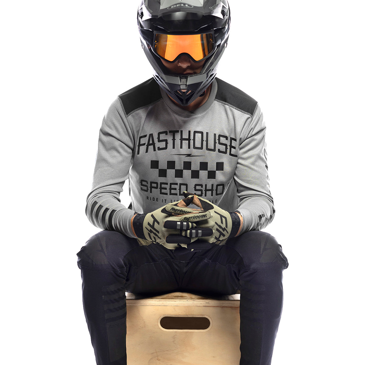 Alloy Roam LS Jersey - Heather Grey closeout