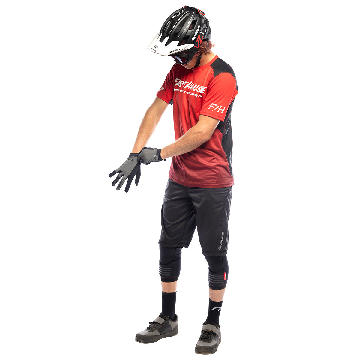 Alloy Slade SS Jersey - Red/Black closeout