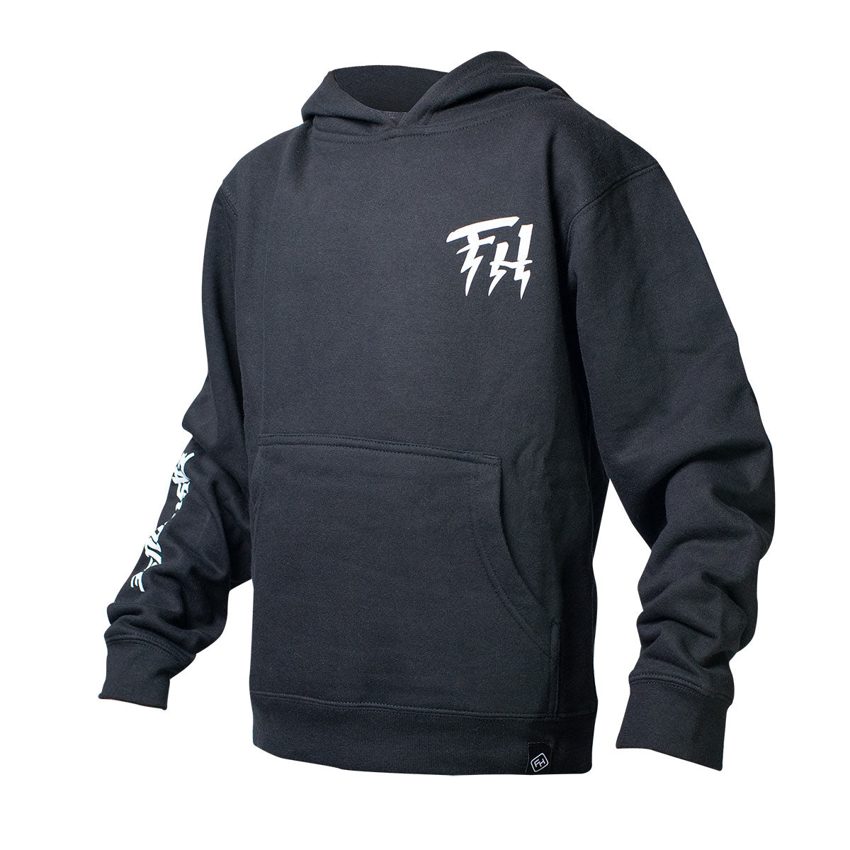 Beredude Youth Hooded Pullover - Black