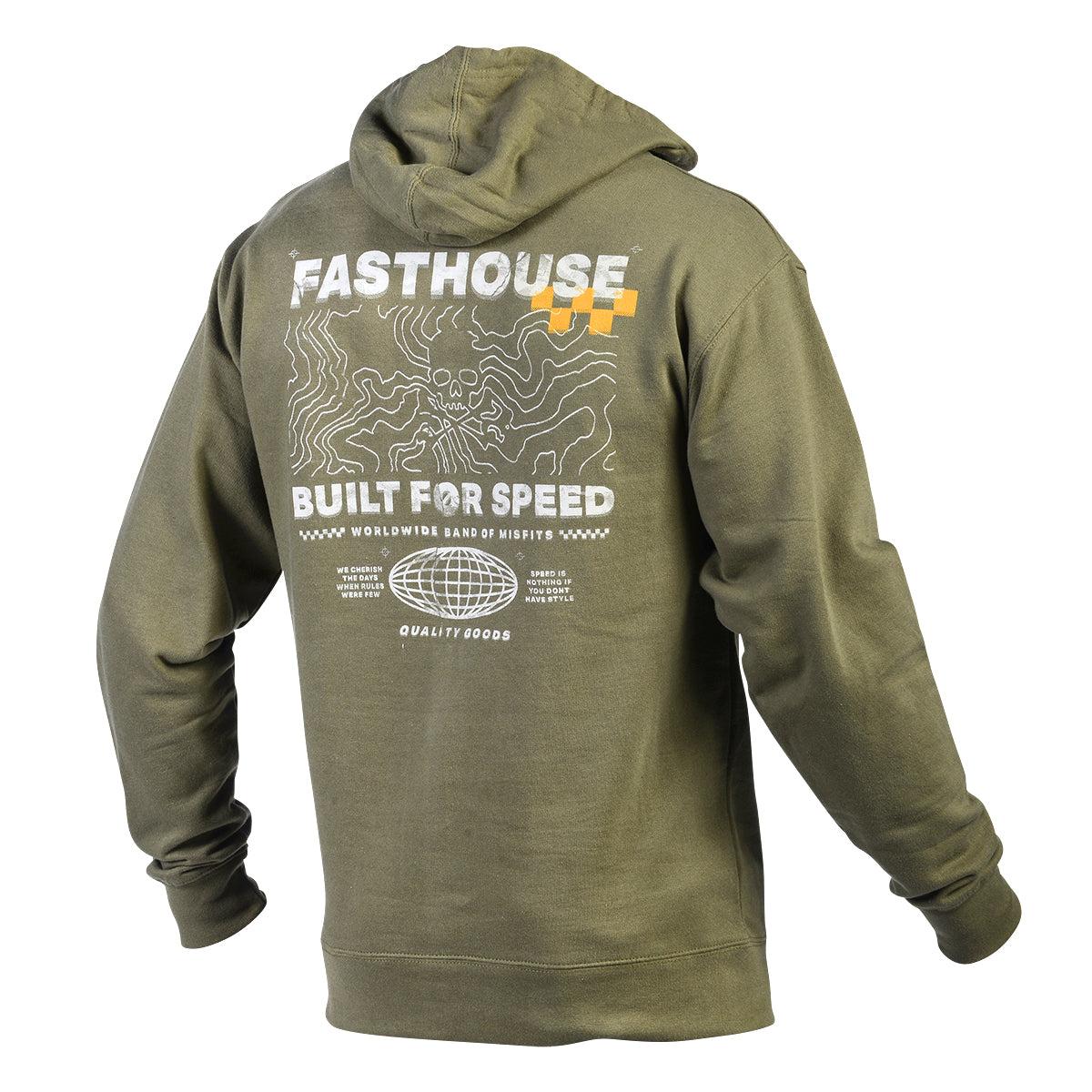 Blackbeard Hooded Pullover - Military Green