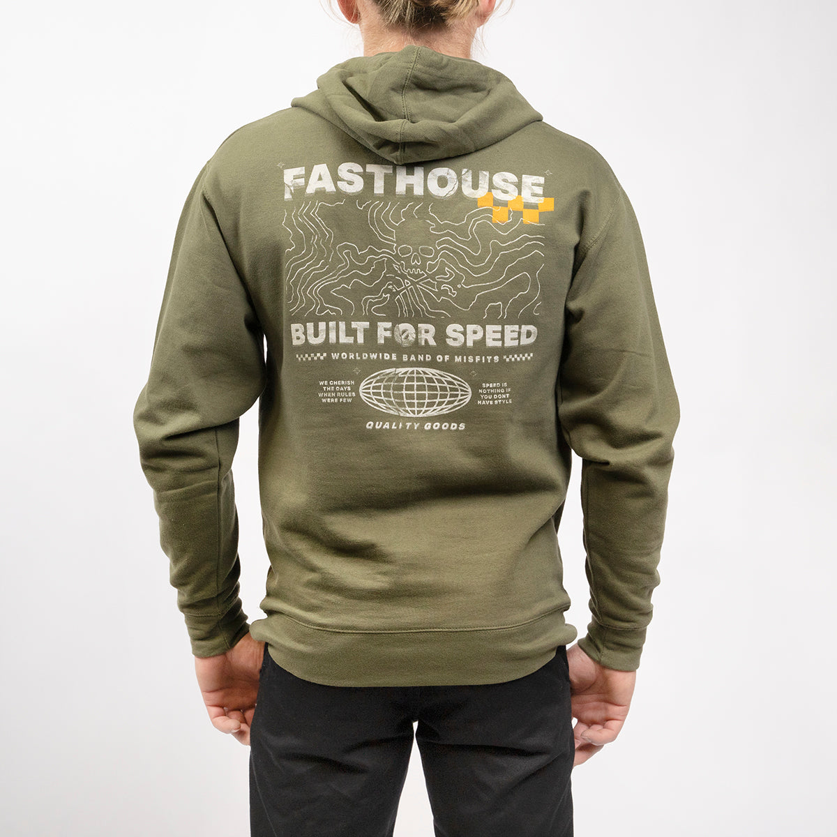 Blackbeard Hooded Pullover - Military Green
