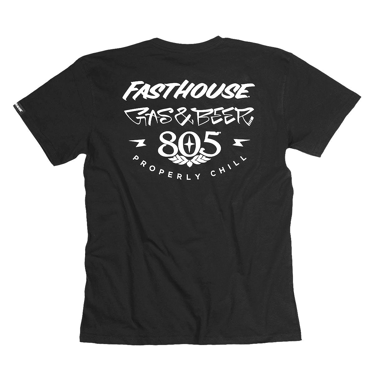 Back- 805 Buckler Pocket Tee - Black