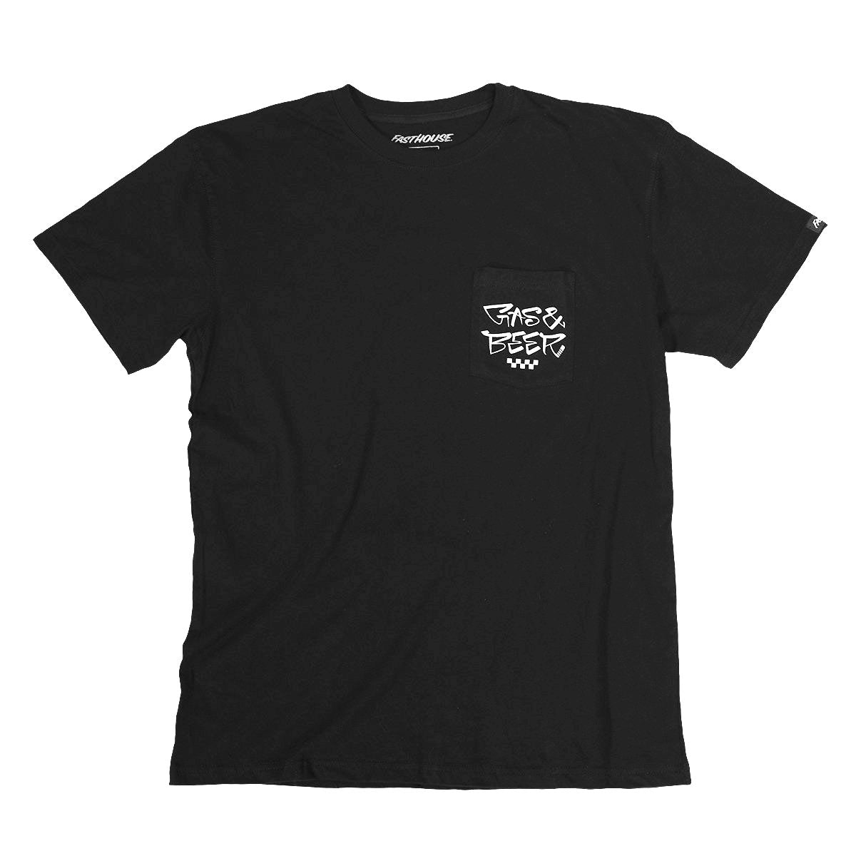 Front- 805 Buckler Pocket Tee - Black