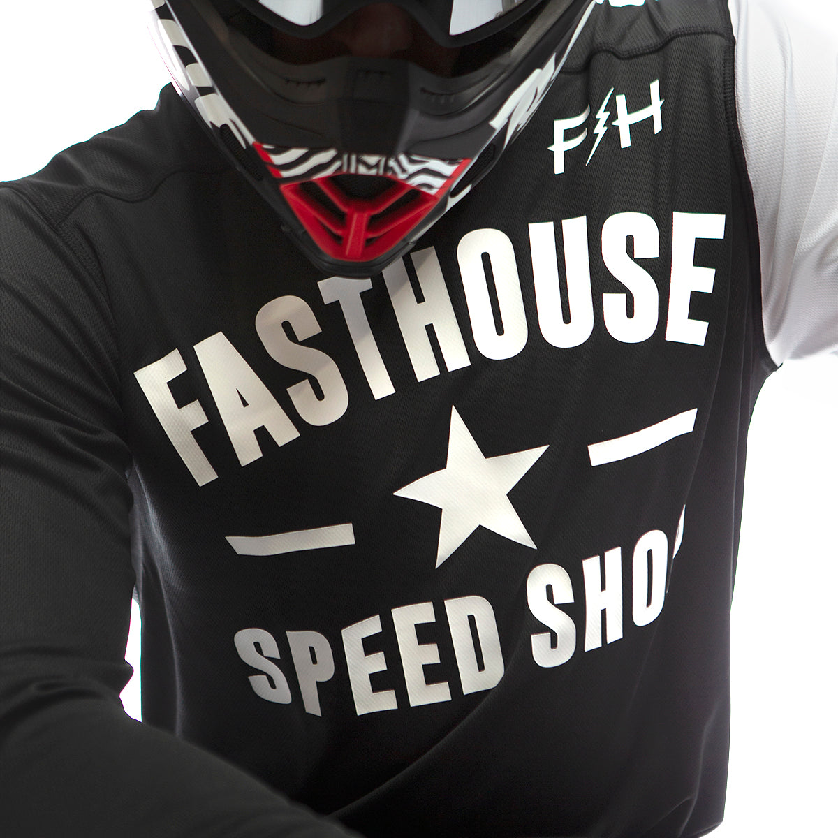 Carbon Jersey - Black/White closeout