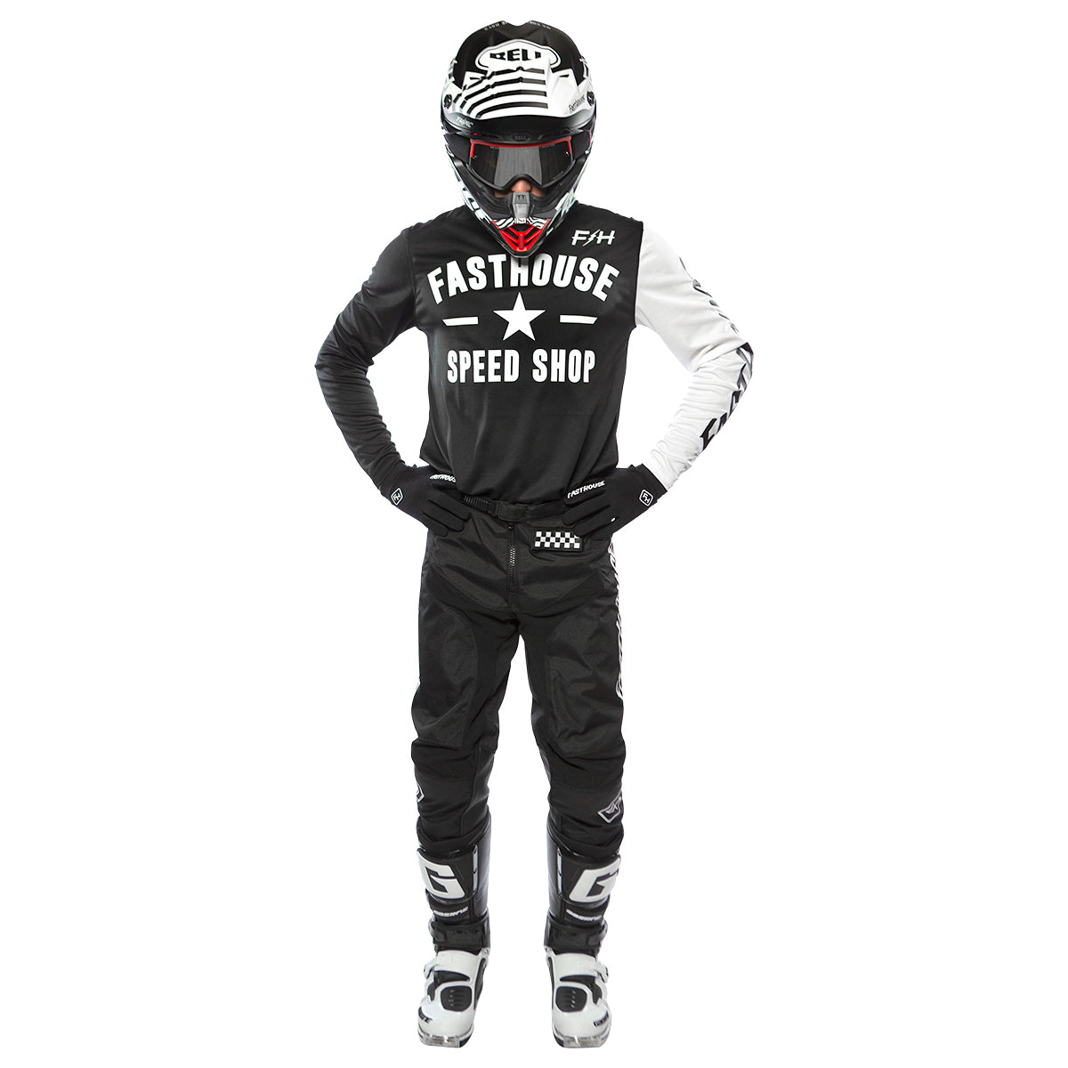 Carbon Jersey - Black/White closeout