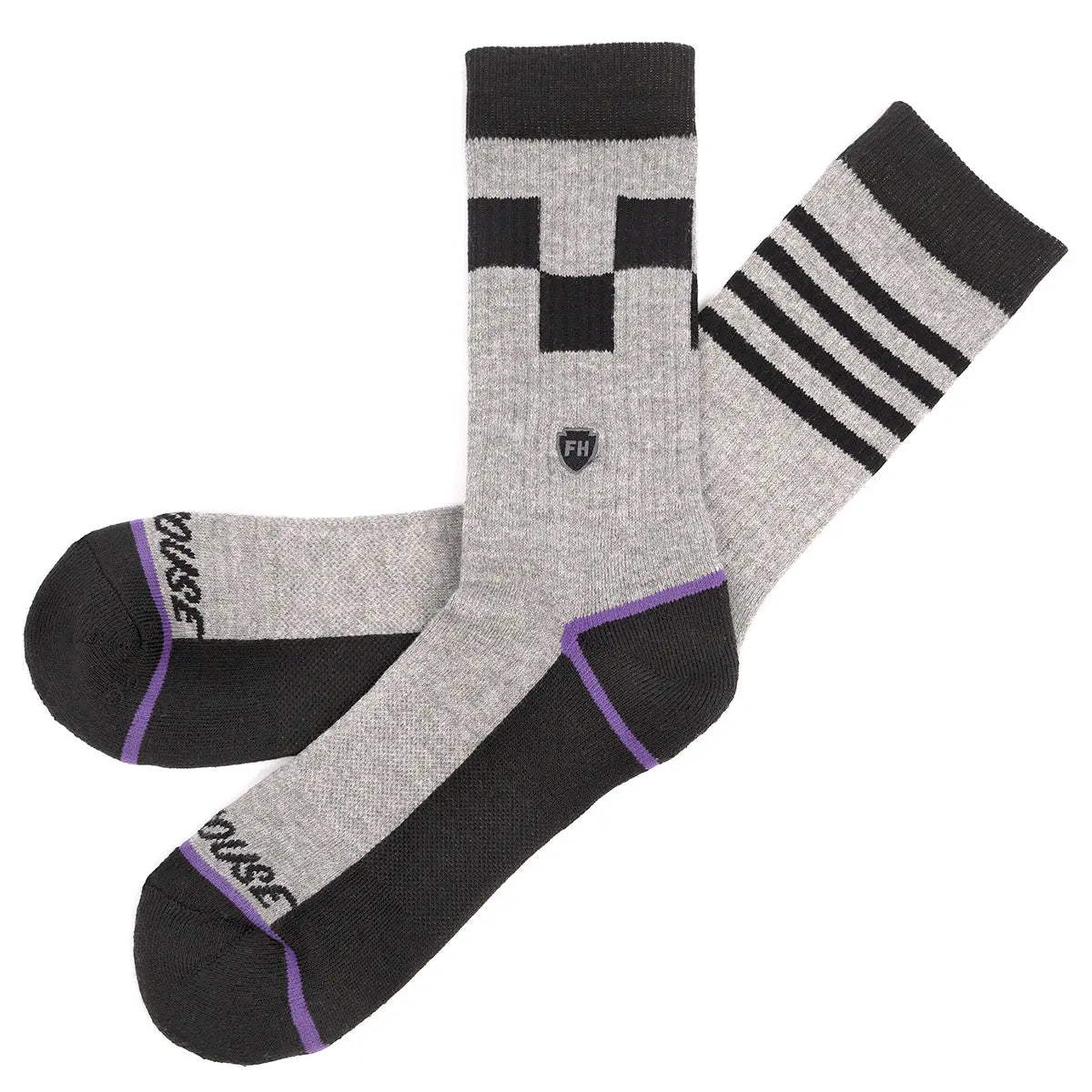 Clash Performance Crew Sock - Heather Gray - Fasthouse