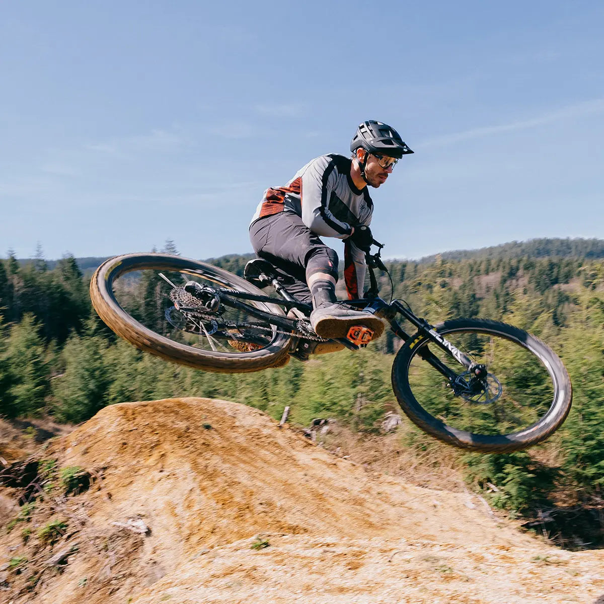 Classic Acadia Long Sleeve Youth Jersey - Heather Gray