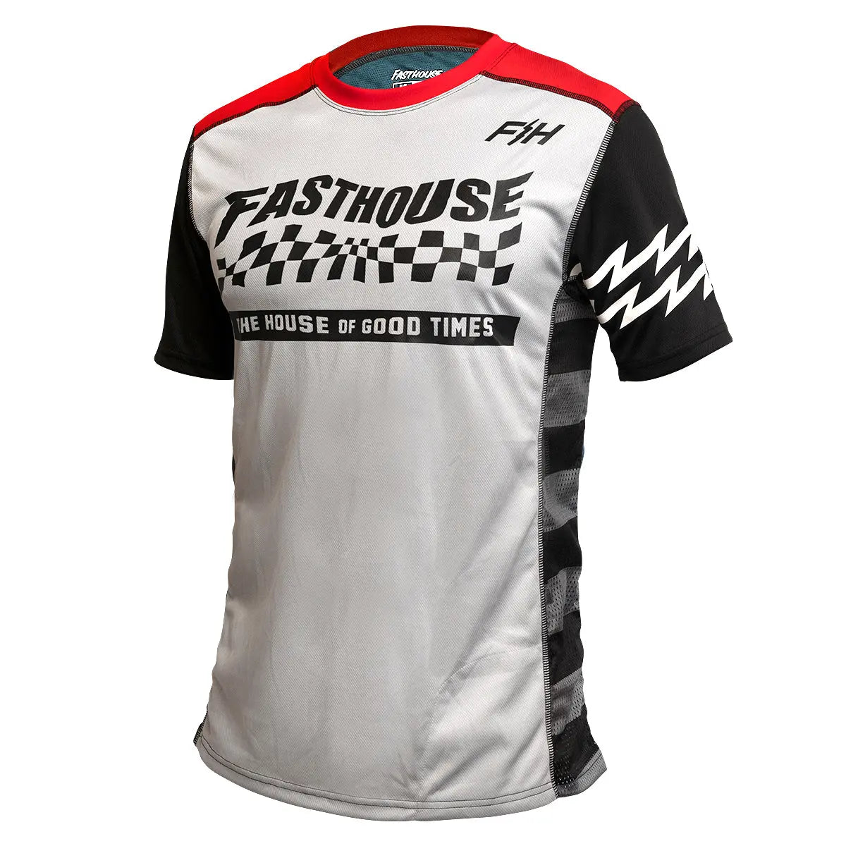 Classic Velocity SS Jersey - Silver/Indigo - Fasthouse