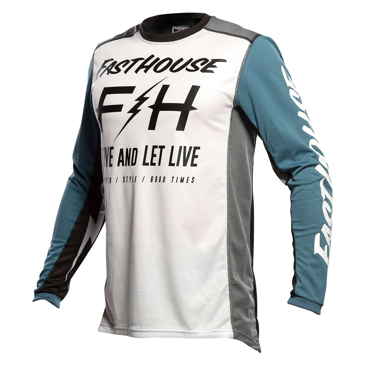 Clyde Jersey - White/Slate