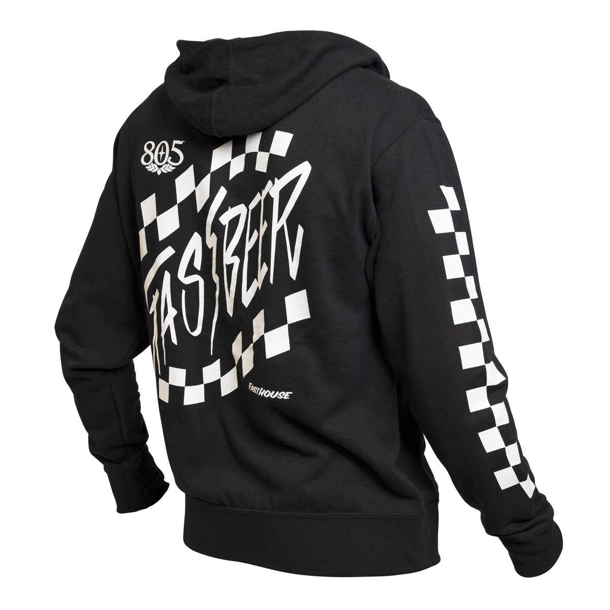 805 Gassed Up Hooded Zip-up - Black Fasthouse
