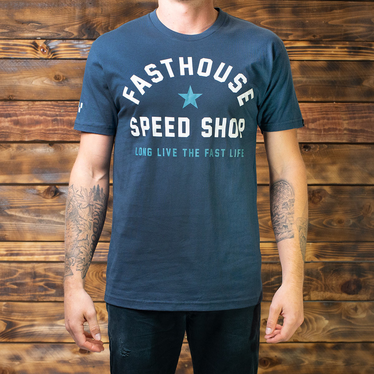 Fast Life Tee - Indigo closeout