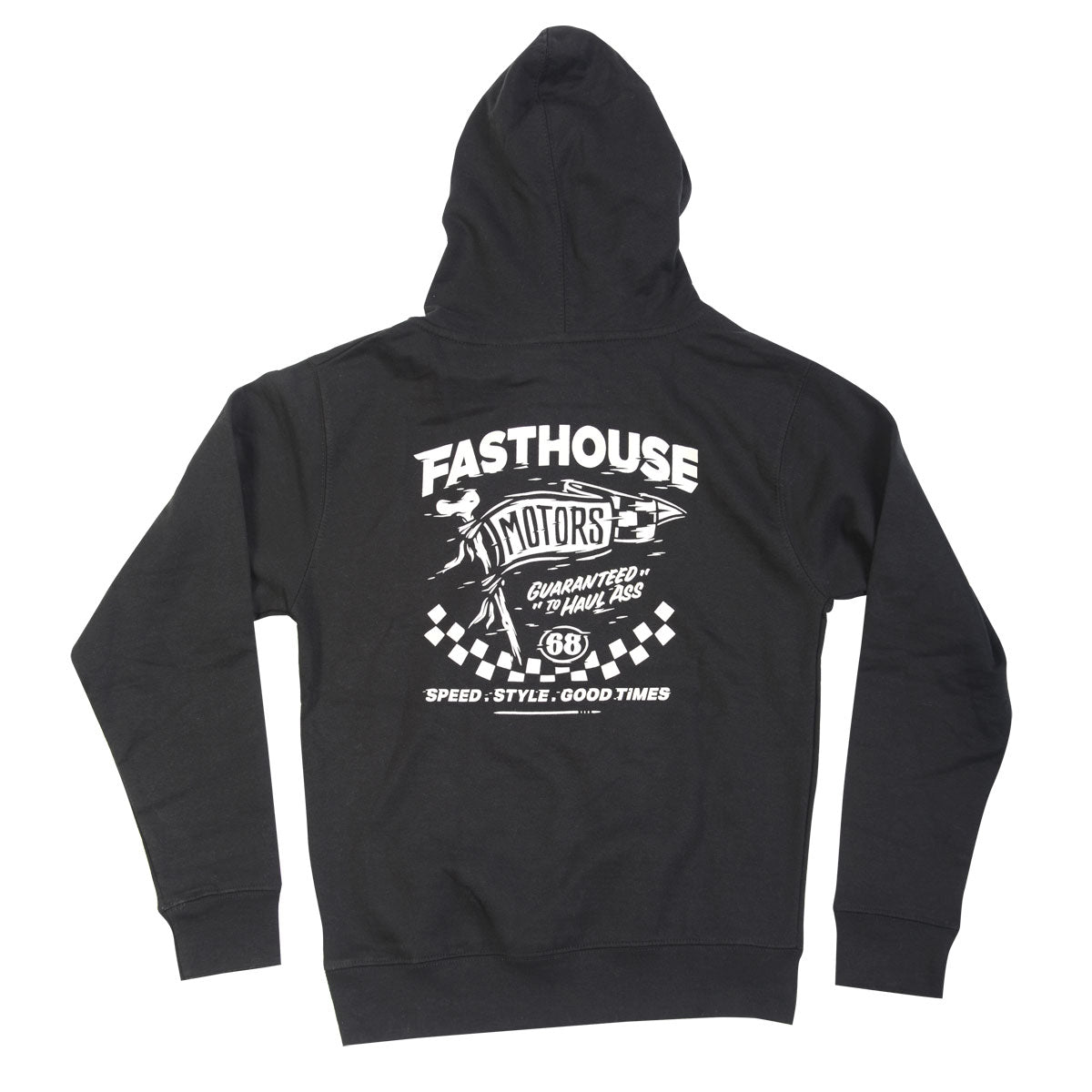 All Out Youth Hooded Pullover - Black