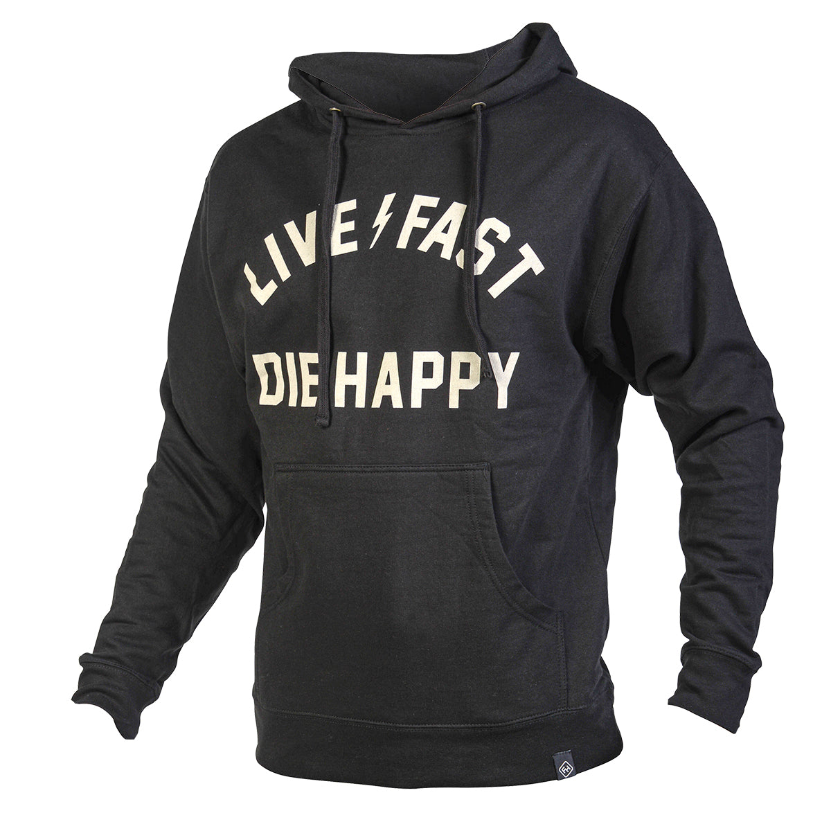 Die Happy Hooded Pullover - Black