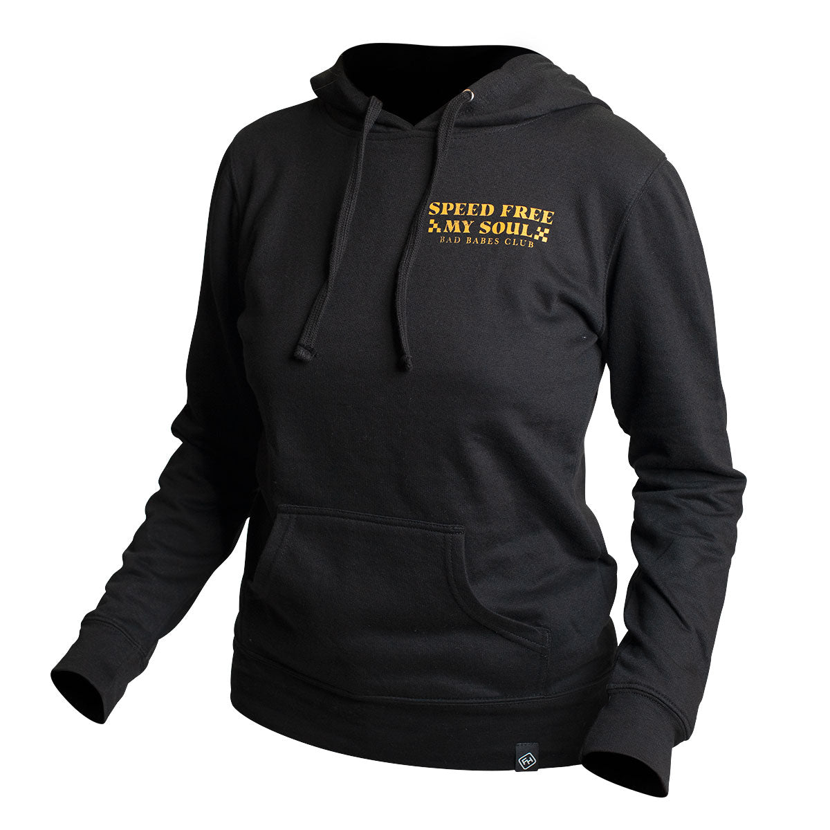 Dove Womens Hooded Pullover - Black
