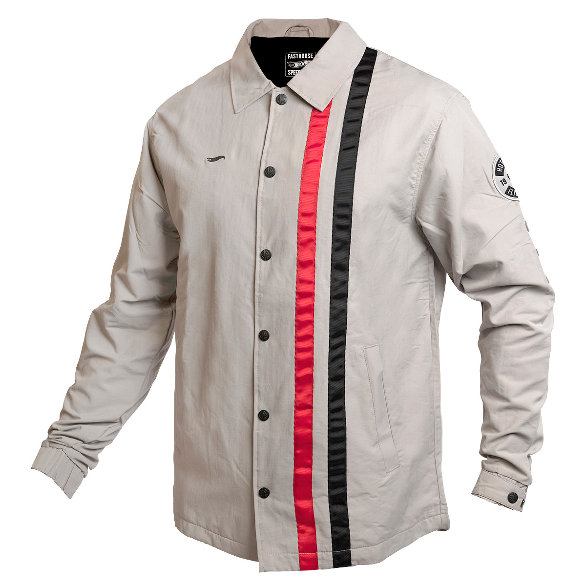 Elite Hot Wheels Jacket - Light Gray Fasthouse