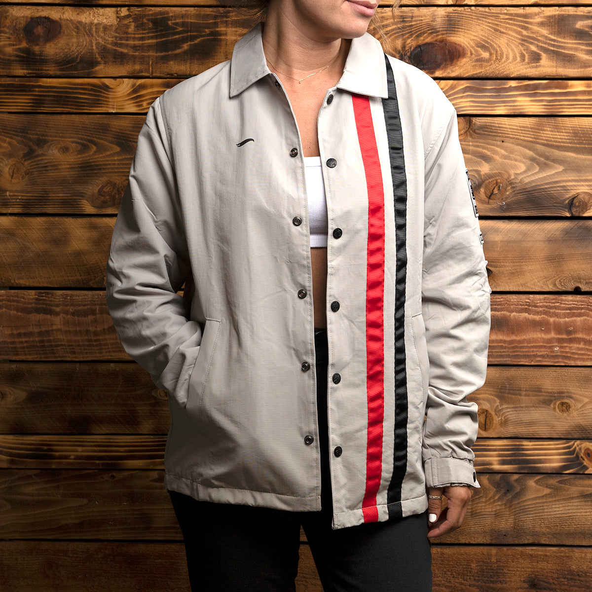 Elite Hot Wheels Jacket - Light Gray Fasthouse
