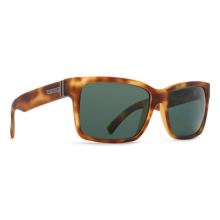 VonZipper Elmore Sunglasses - Tortoise Satin/Vintage Gray Fasthouse