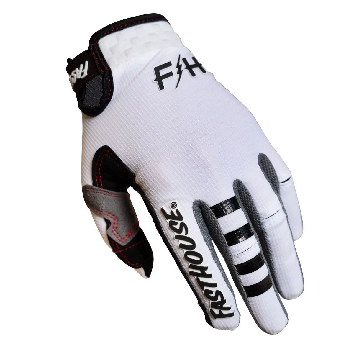 Elrod Air Glove - White/Black - Fasthouse
