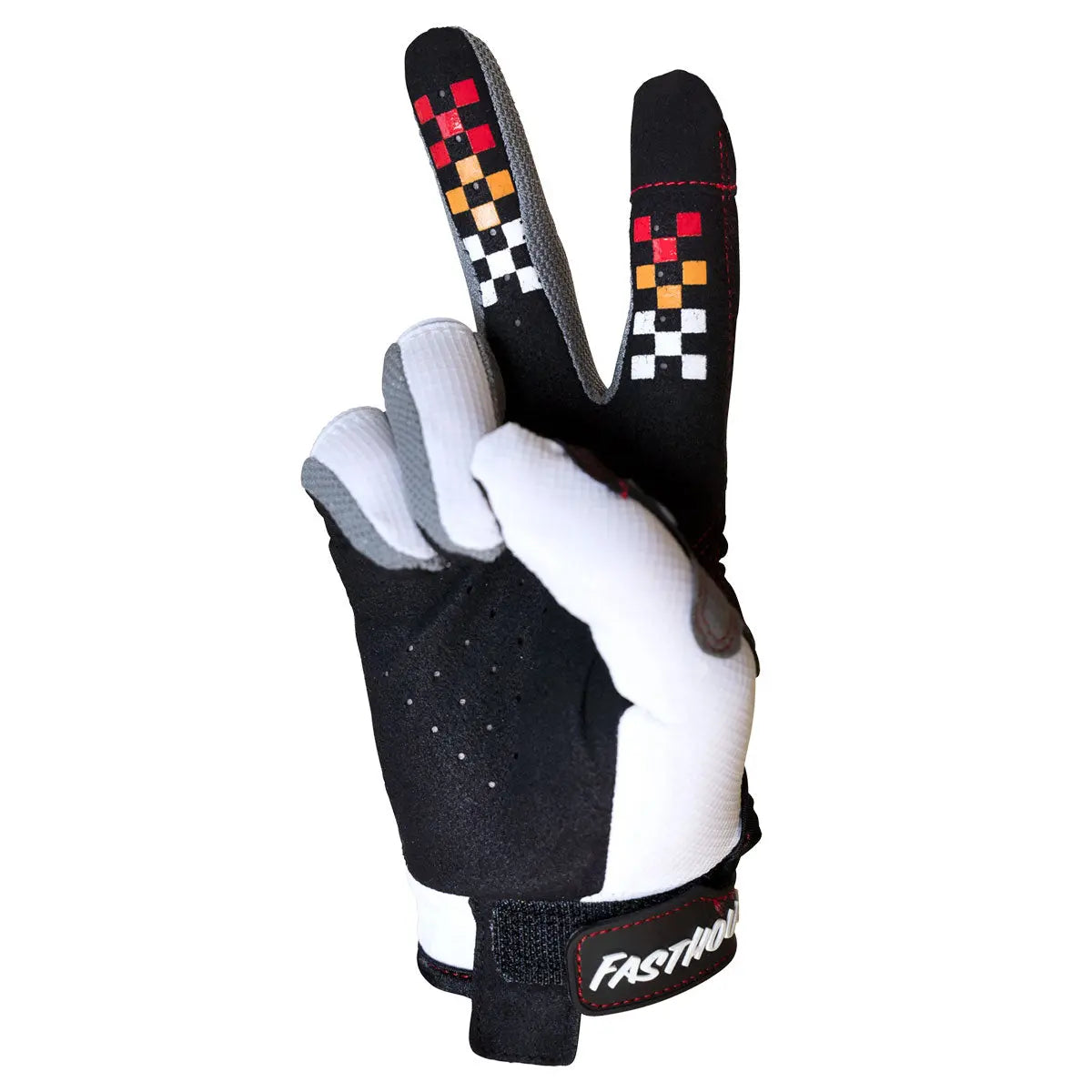 Elrod Air Glove - White/Black - Fasthouse