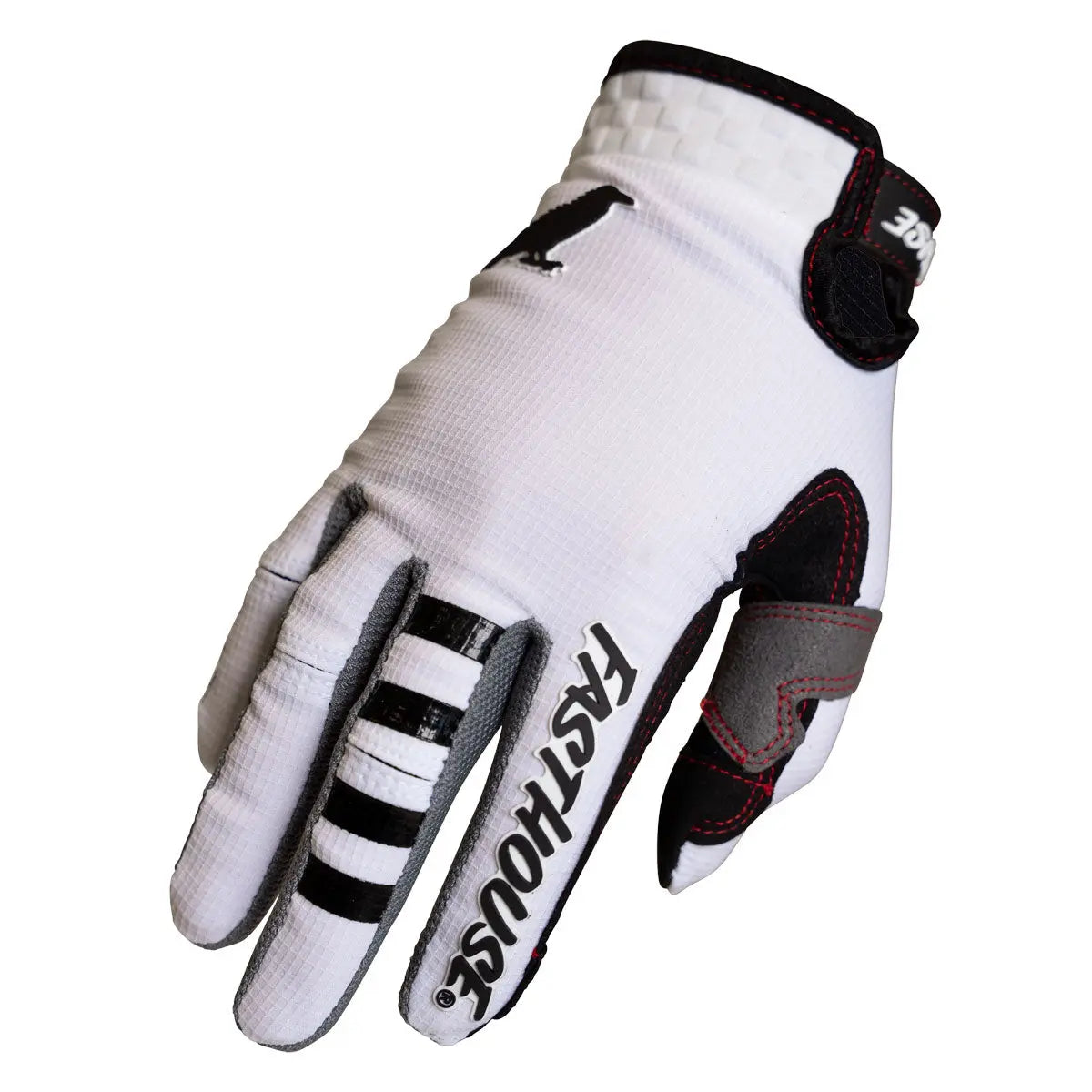 Elrod Air Glove - White/Black - Fasthouse