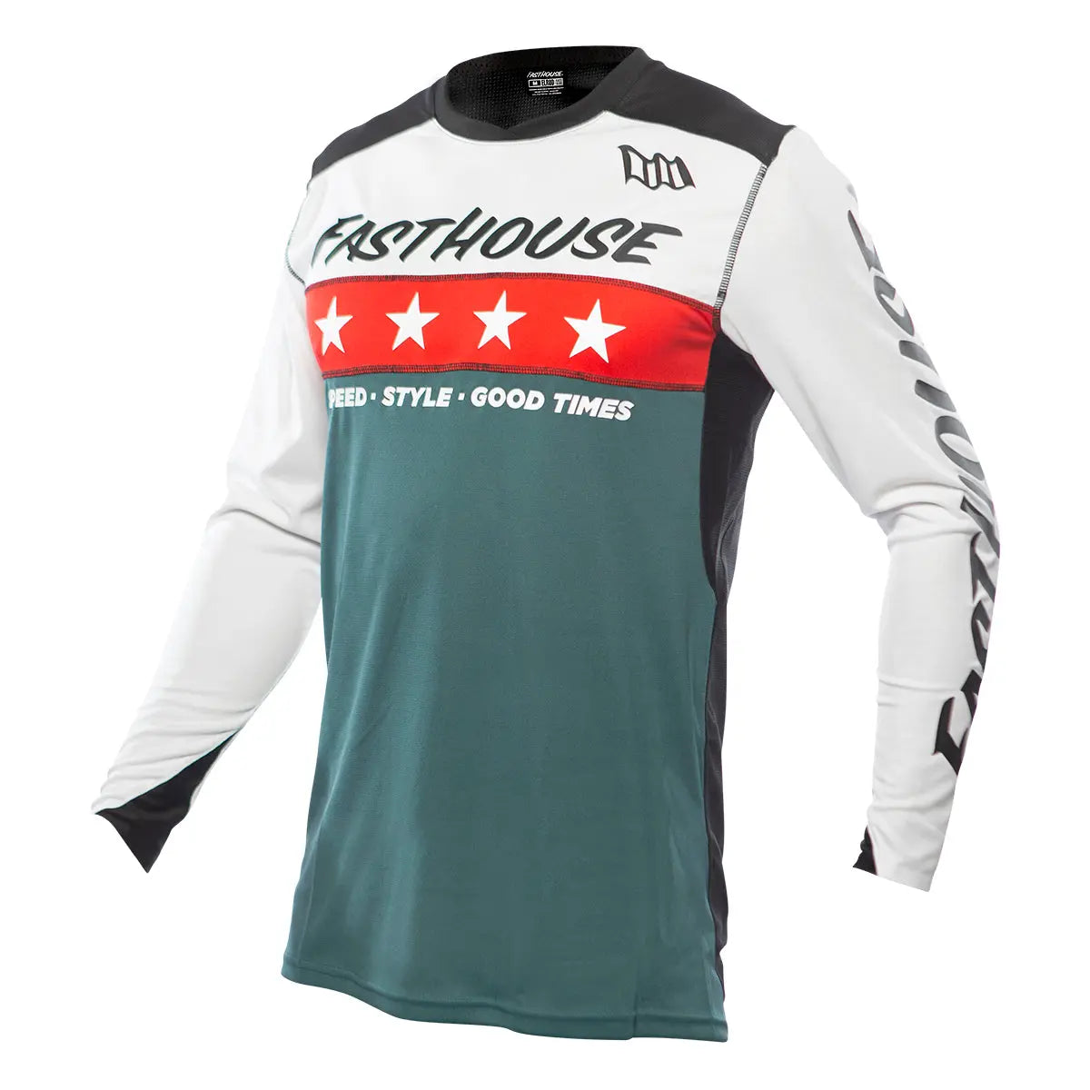 Elrod Astre Jersey - White/Slate - Fasthouse
