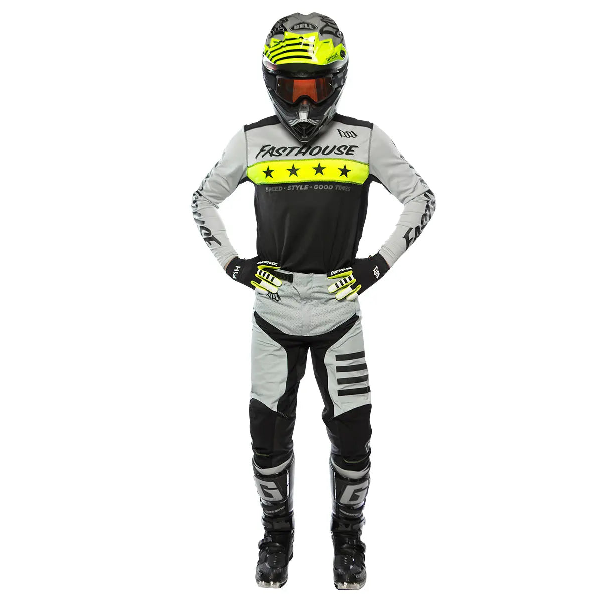 Elrod Astre Pant - Silver/Black - Fasthouse