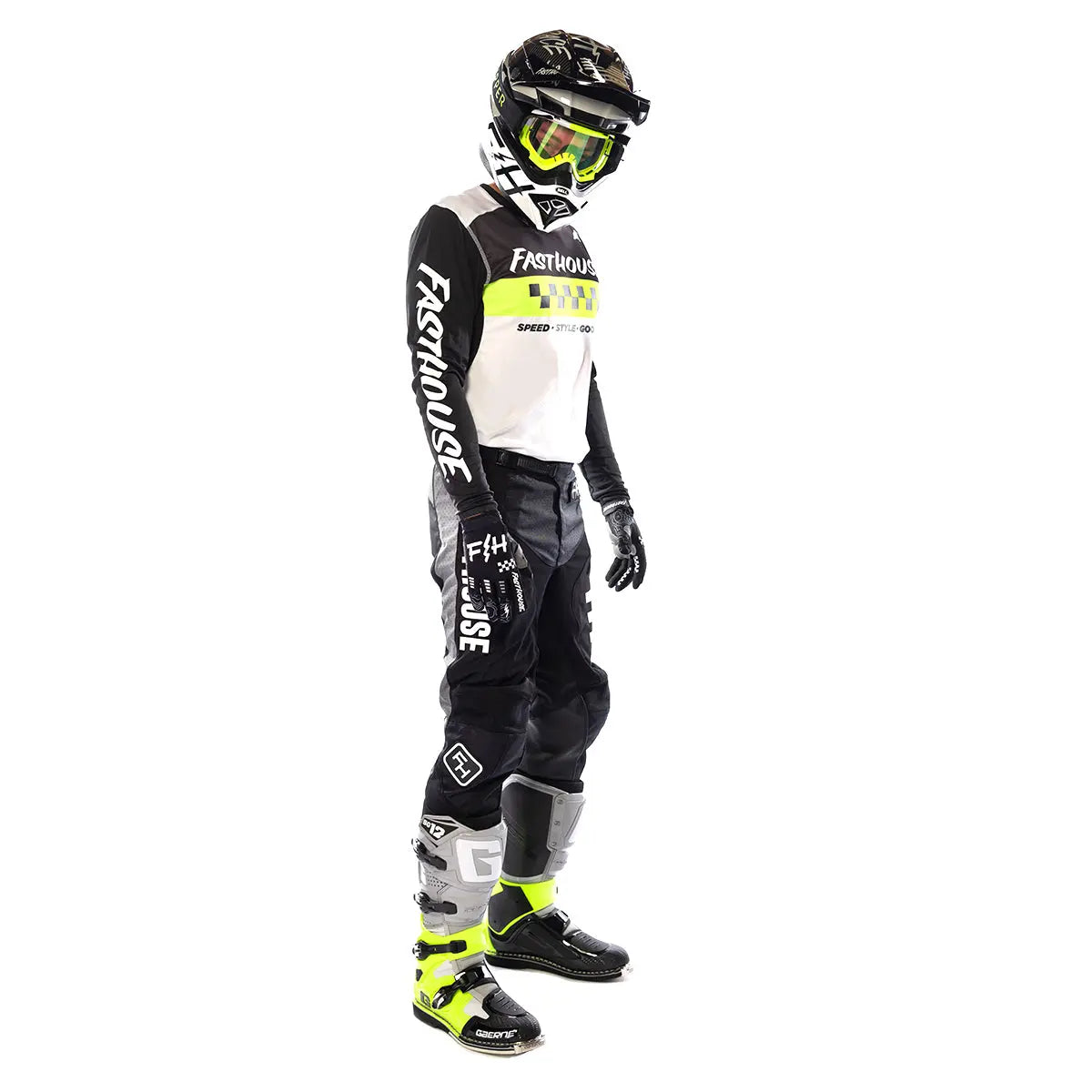 Elrod Jersey - Black/High Viz - Fasthouse