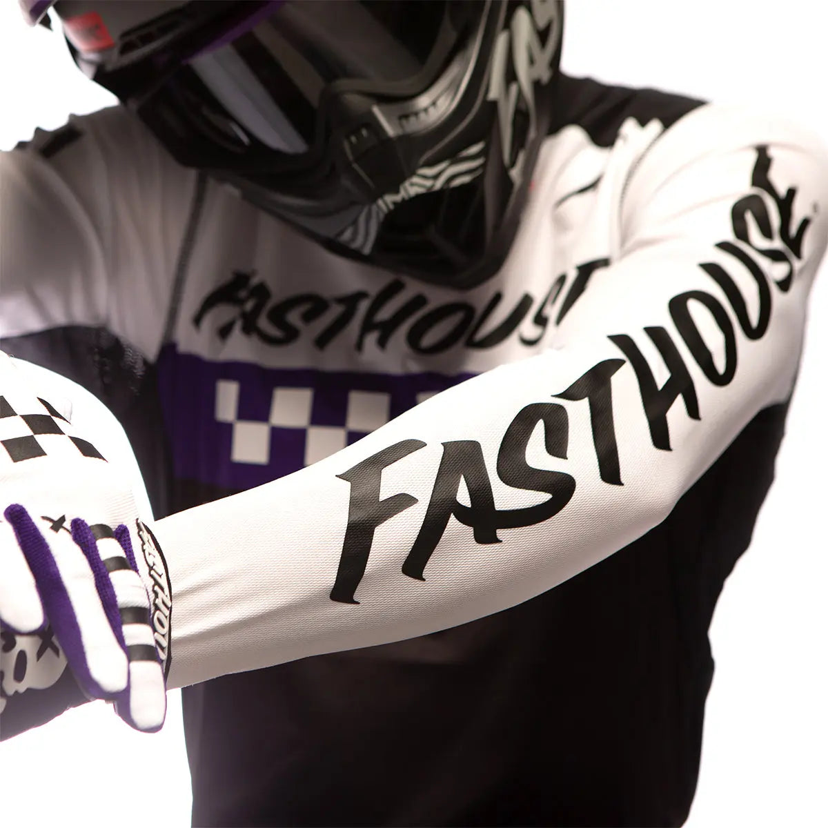 Elrod Jersey - White/Purple - Fasthouse