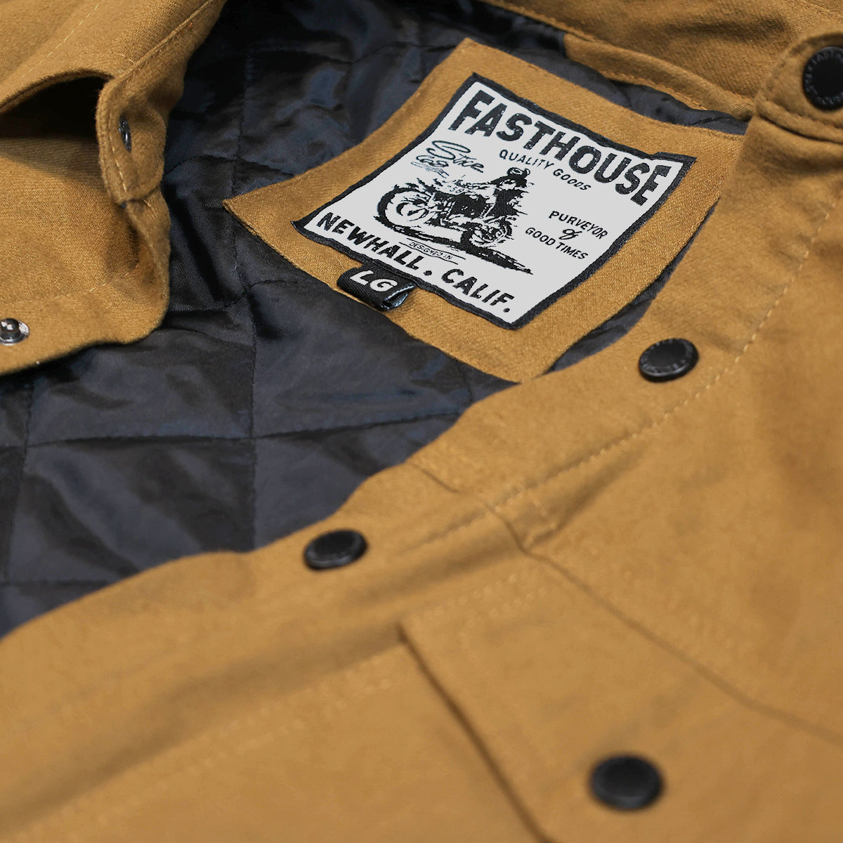 Elysian Quilted Flannel - Tobacco closeout