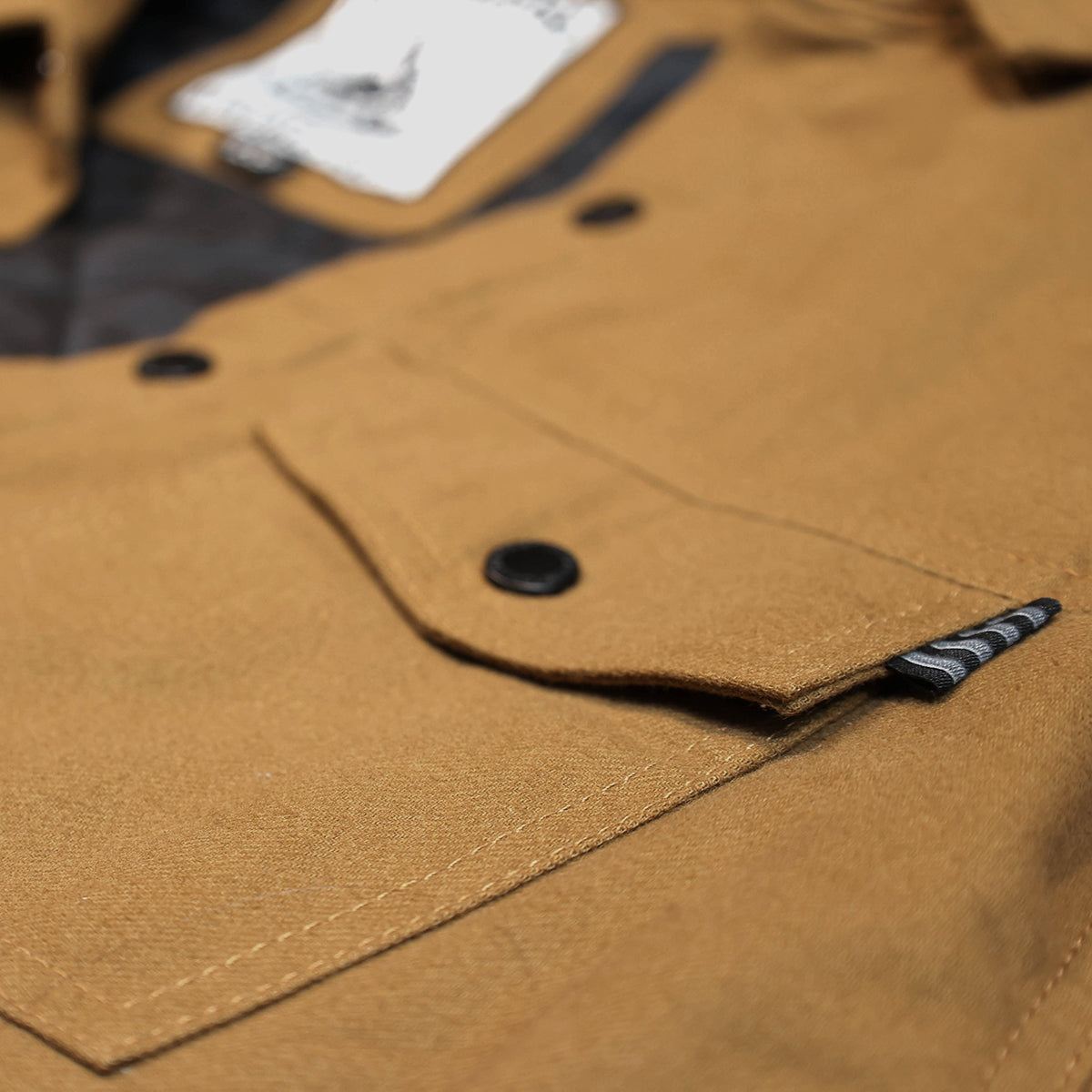 Elysian Quilted Flannel - Tobacco closeout