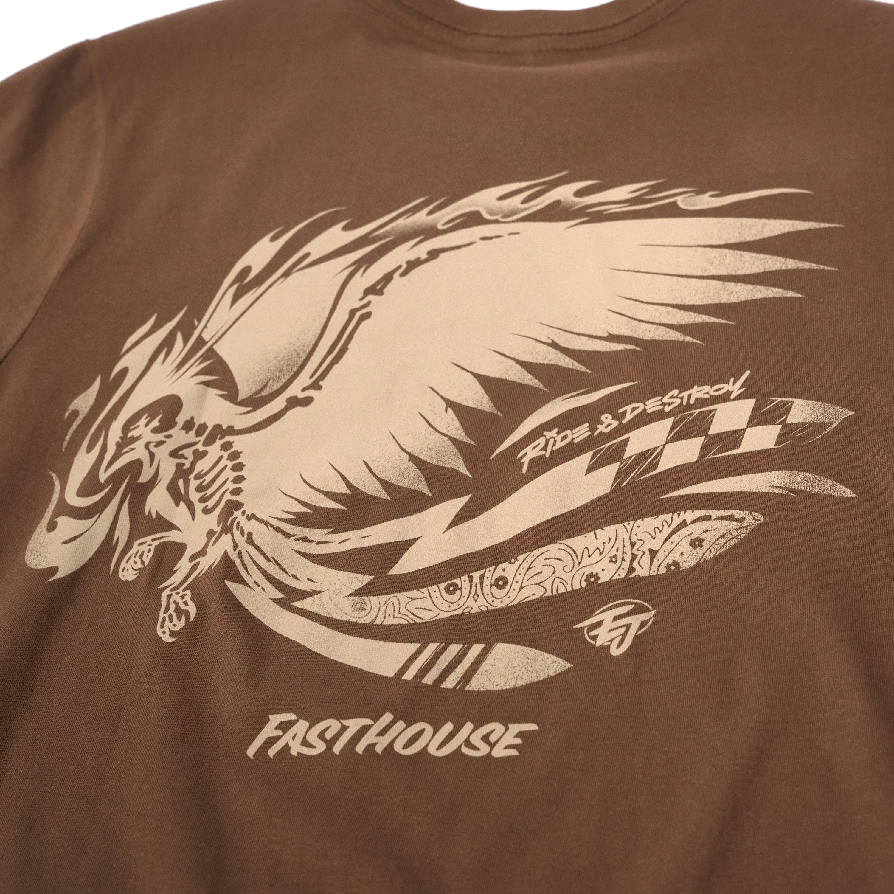 Emil Johansson Live & Enjoy Tee - Brown - Fasthouse