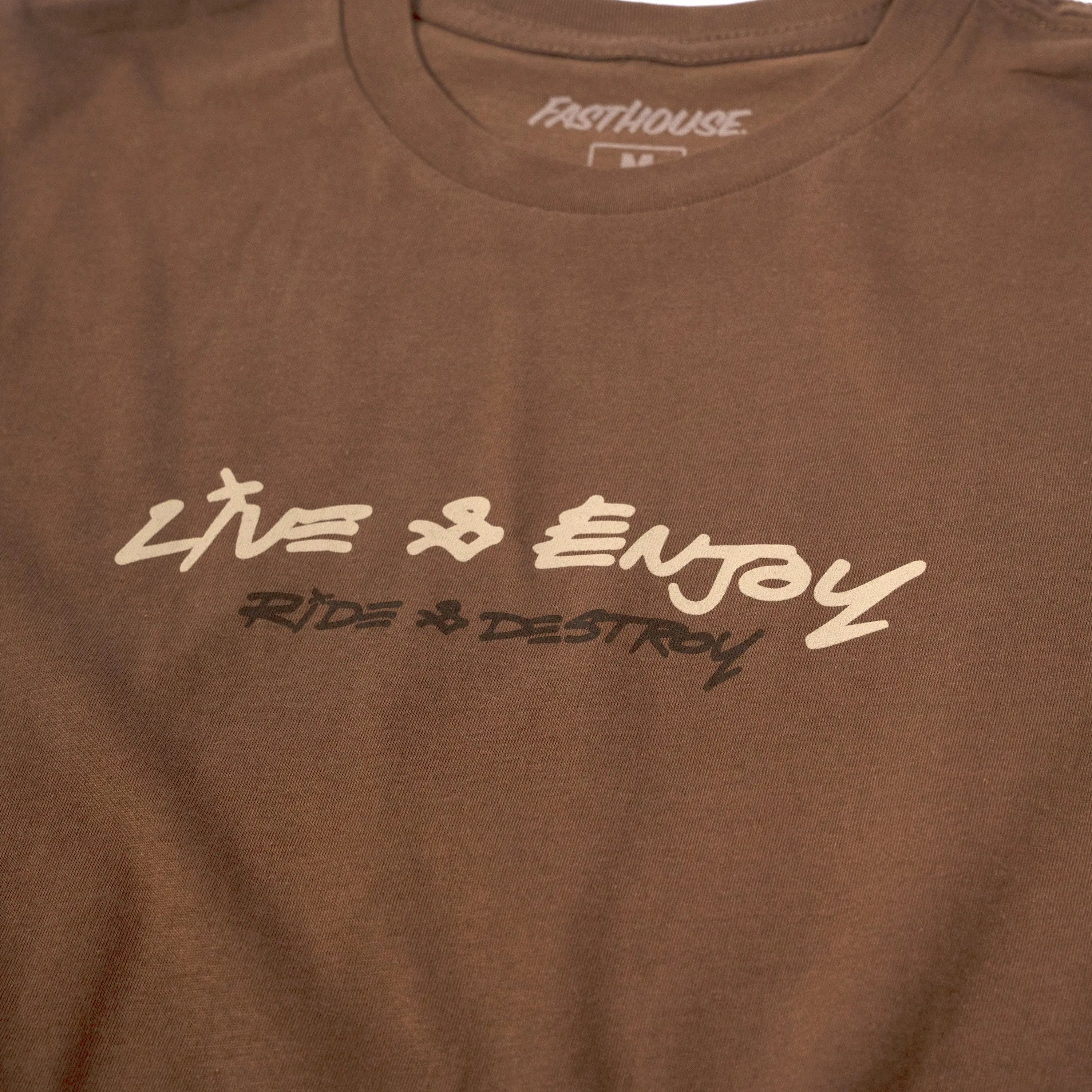 Emil Johansson Live & Enjoy Tee - Brown - Fasthouse