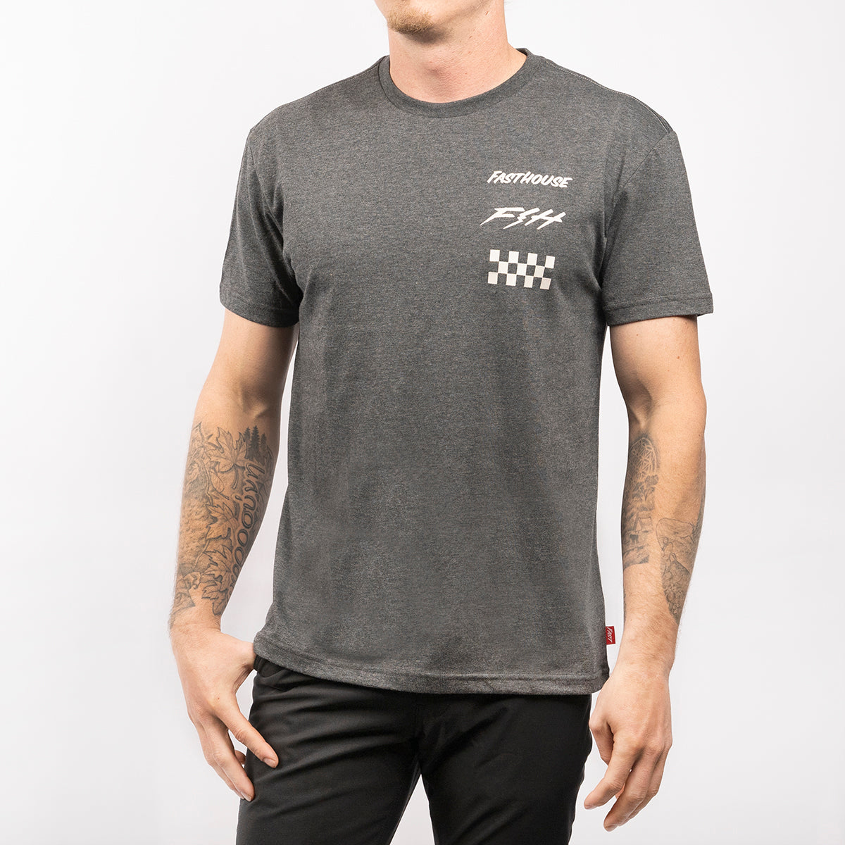 Evoke SS Tech Tee - Charcoal Heather