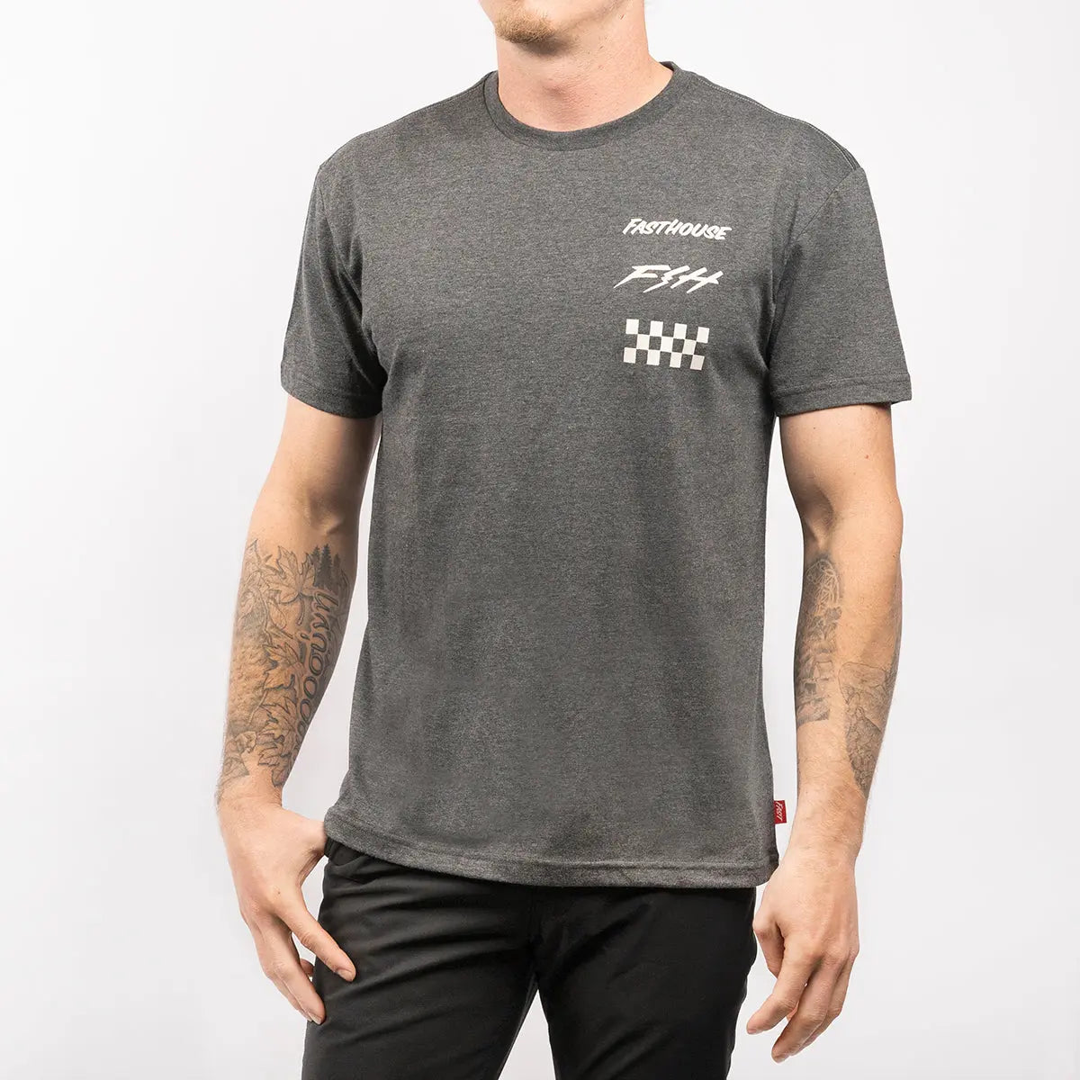 Evoke SS Tech Tee - Charcoal Heather - Fasthouse