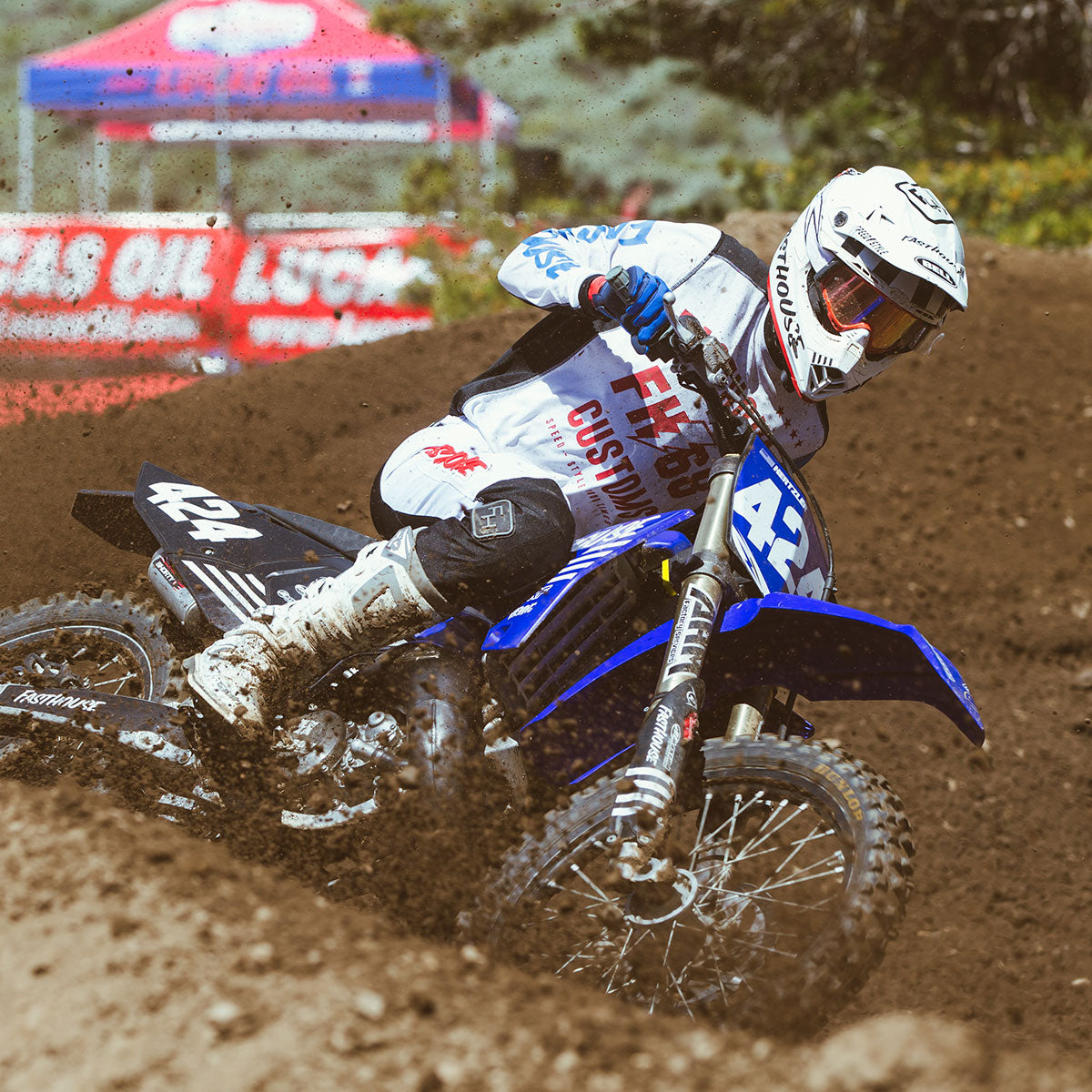 Fasthouse - Worx 68 Jersey - White/Blue
