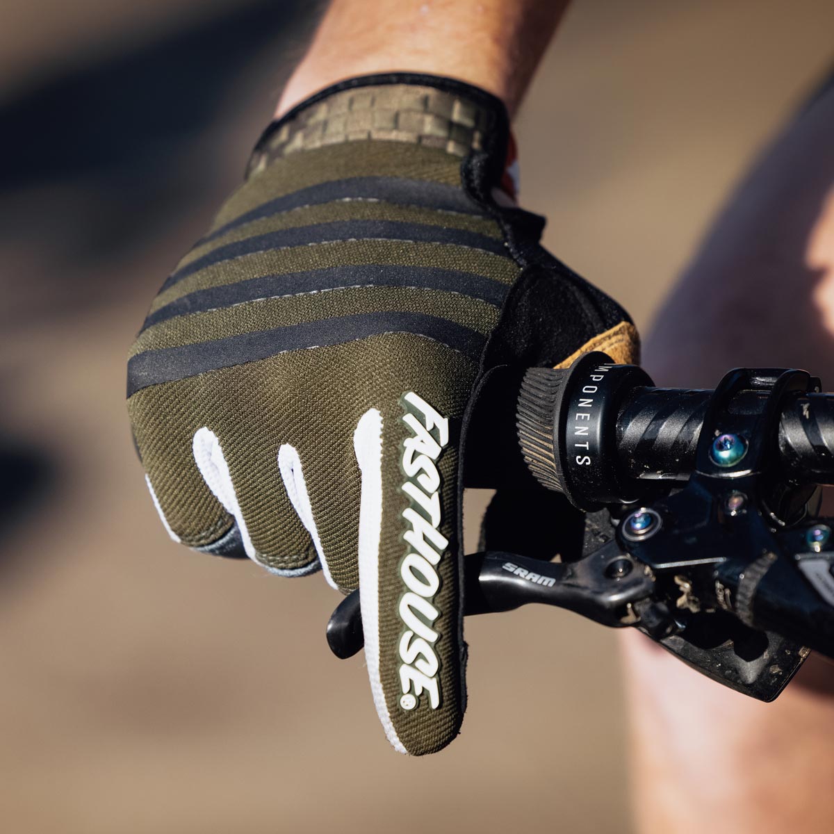 Speed Style Striper Glove - Olive/Charcoal