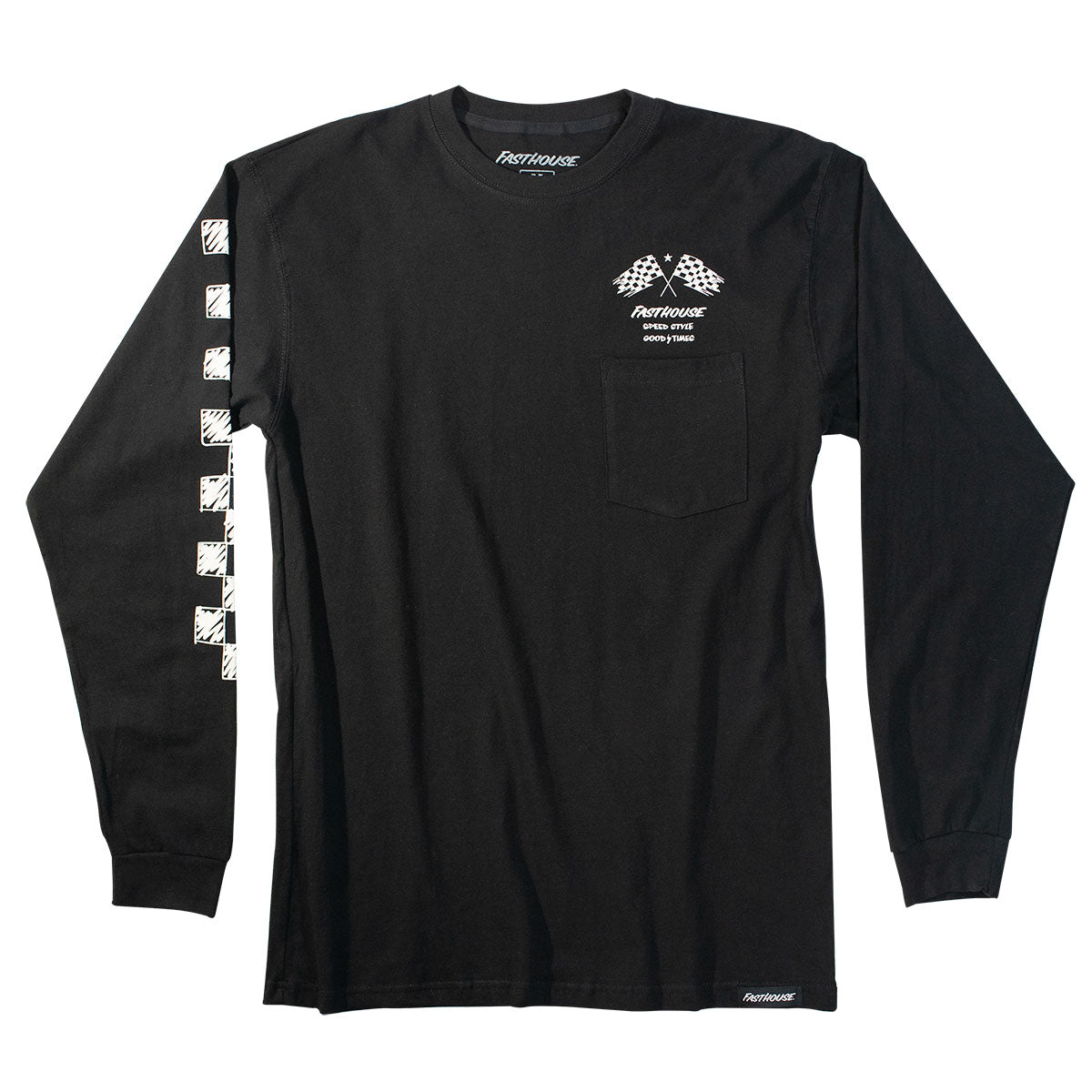 Fasthouse - Finish Line Long Sleeve Tee - Black