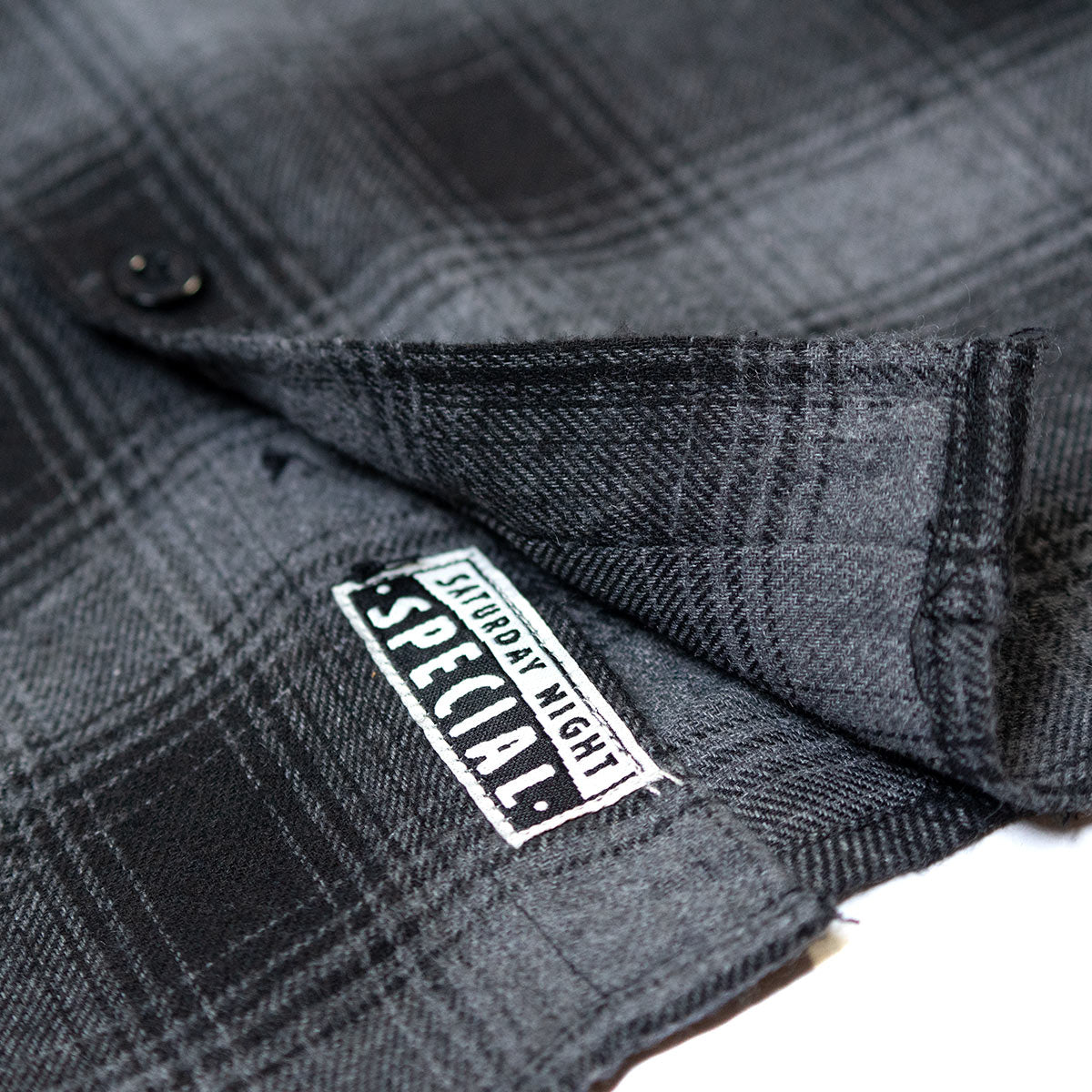 Saturday Night Special Flannel - Grey/Black