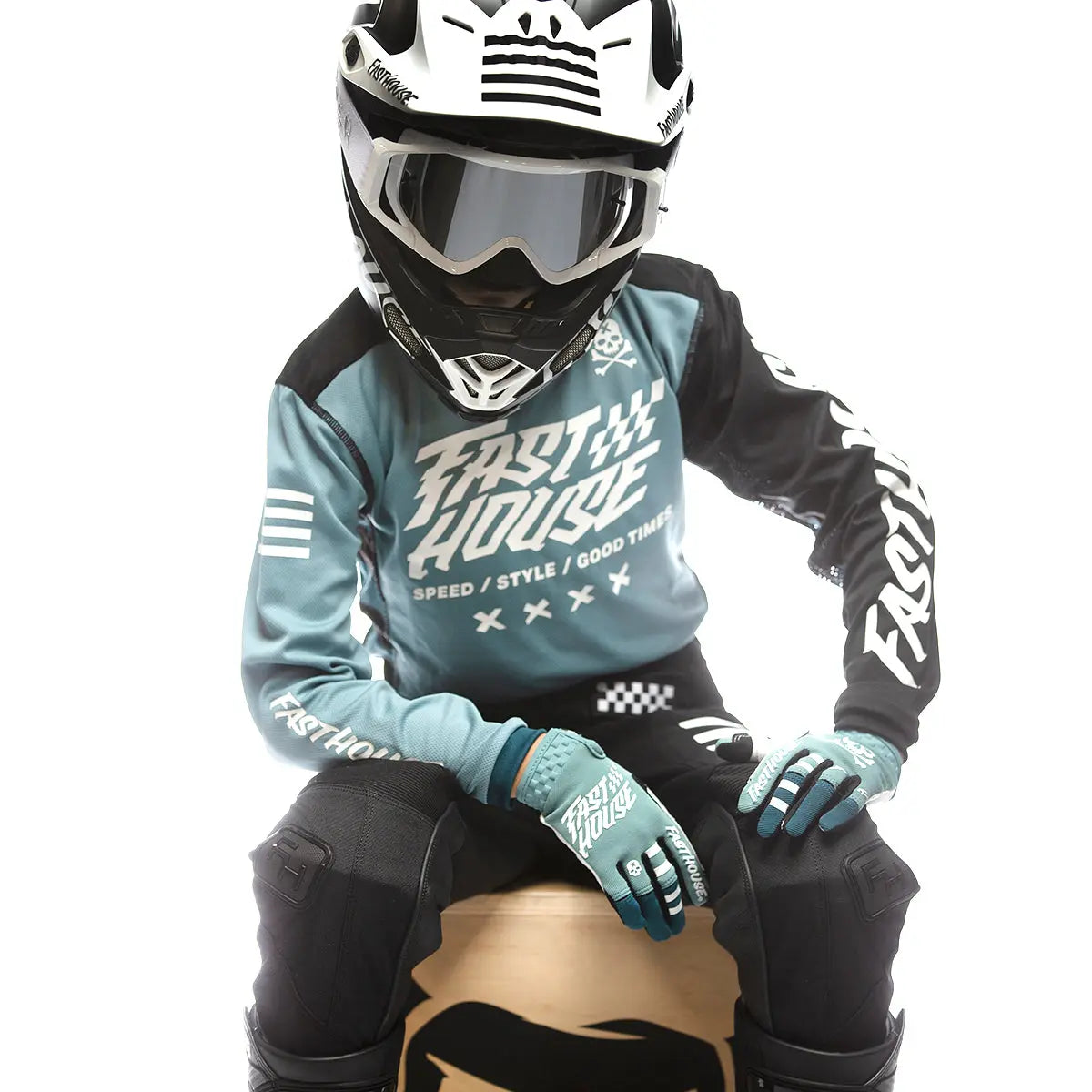 Grindhouse Rufio Girl's Jersey - Slate - Fasthouse