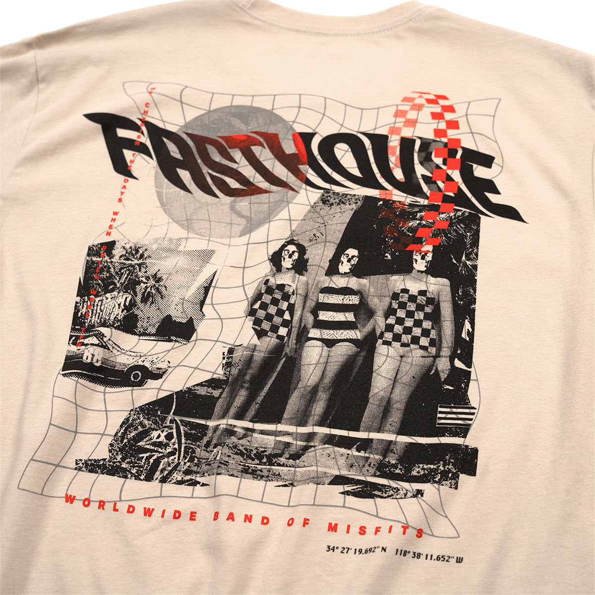 Glitch Tee - Cream