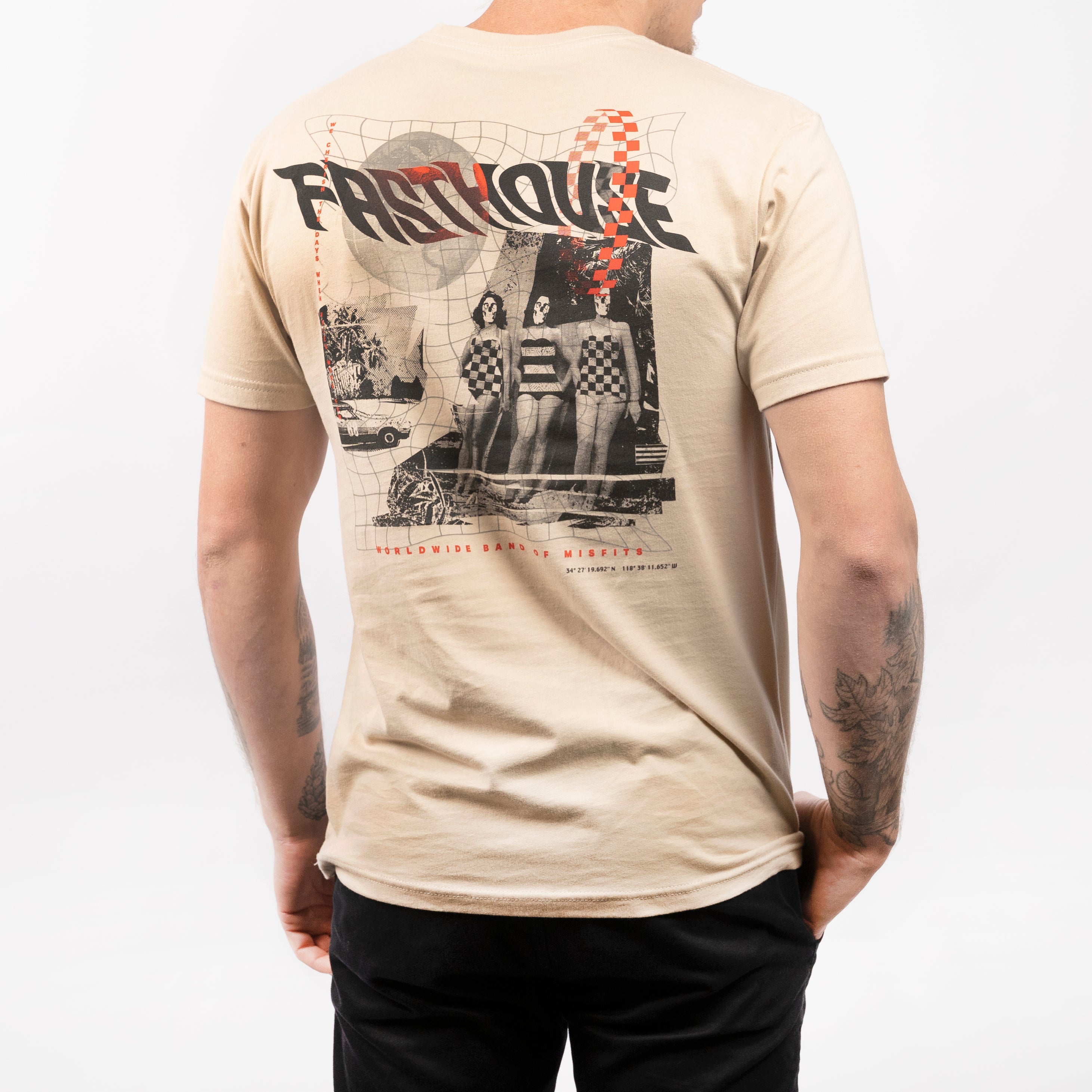 Glitch Tee - Cream
