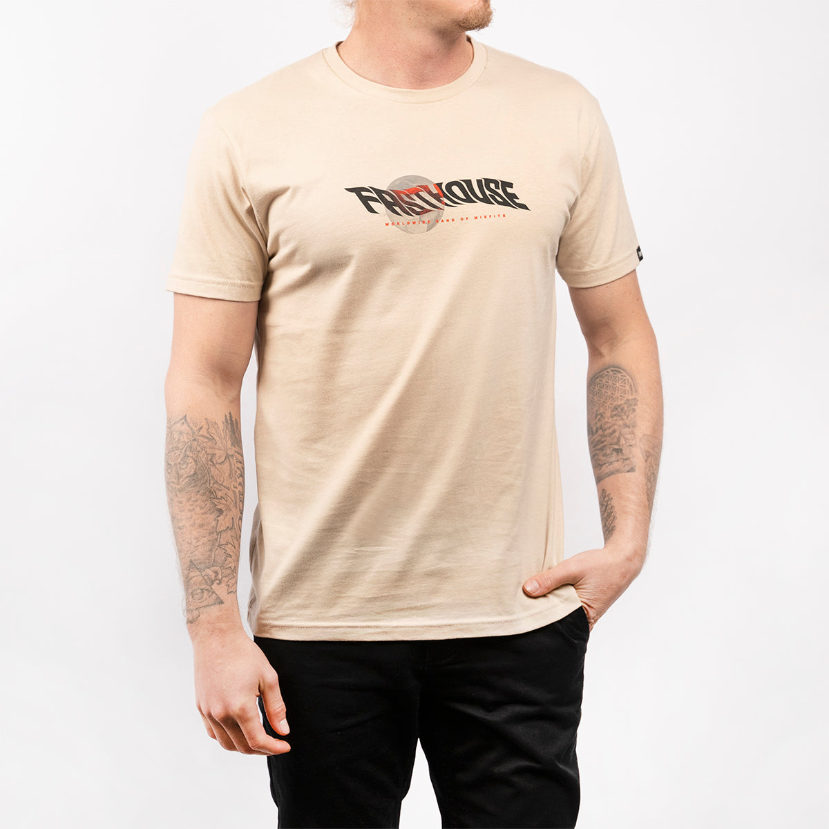 Glitch Tee - Cream