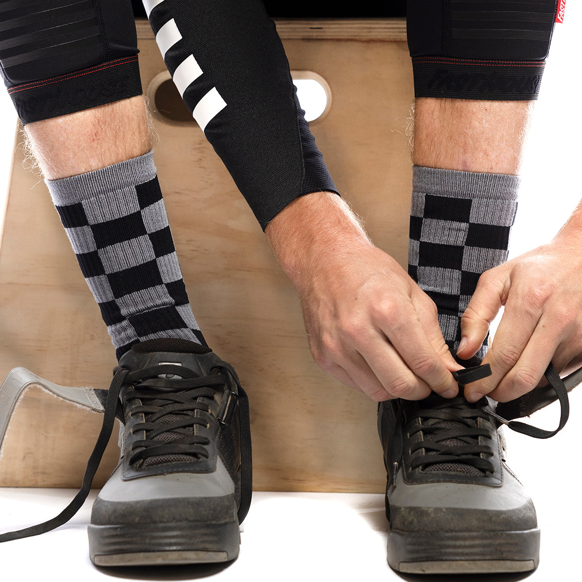 Glory Youth Tech Sock - Heather Gray Fasthouse